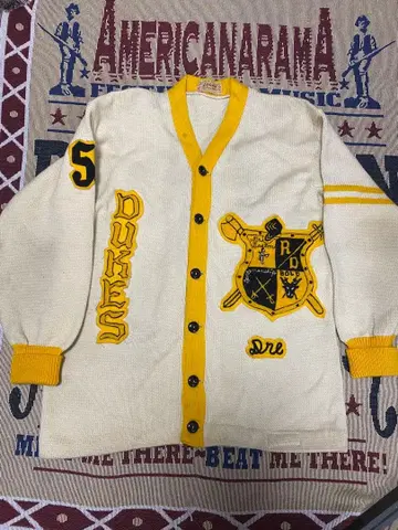 50s 로건 로우게이지 니트 가디건