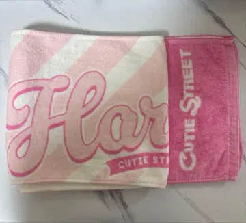 CUTIESTREET 사쿠라바 하루카 최애 어필 타월