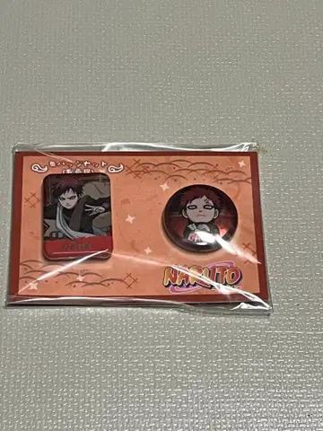 NARUTO 가아라 레트로 2006년 캔뱃지 세트