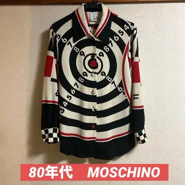 새상품급 80년대 MOSCHINO 빈티지 블라우스 긴팔