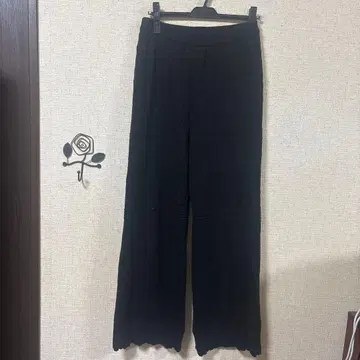 niko and - 블랙 뜨개질 팬츠 사이즈 4