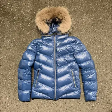 00s archive 퍼 다운 시크 스타일 블루