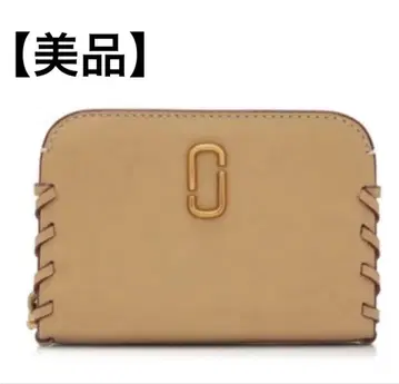 [ 새상품급 ] 마크제이콥스 지갑 명함지갑 카드 케이스 가죽 베이지