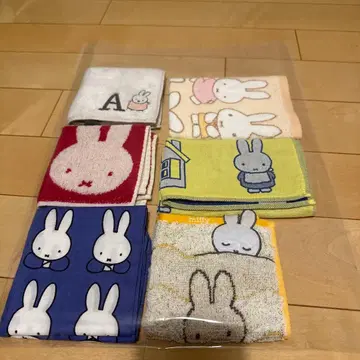 미피 캐릭터 타월 세트 6개