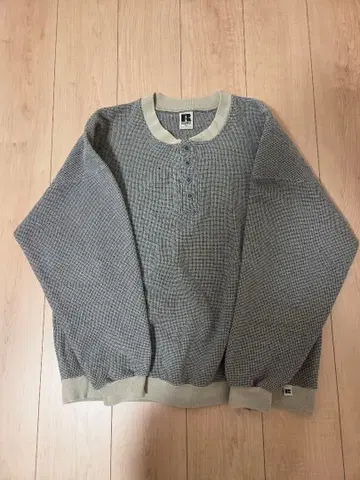 러셀 애슬레틱 맨투맨 헨리넥 XL