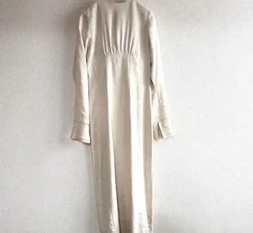 새상품급 todayful 백 오픈 린넨 드레스 38 롱 원피스