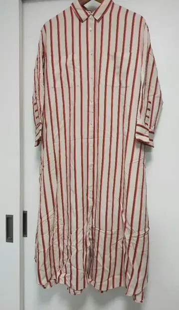 Spick&Span 스트라이프 셔츠 원피스