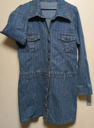 여성용, 데님, 하프 코트, 홑겹 사양 3L