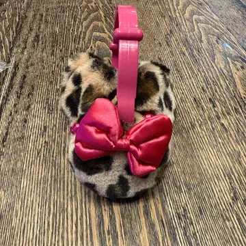 미니 레오파드 무늬 귀도리