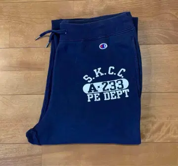 Champion 스웨트 팬츠 네이비 XL