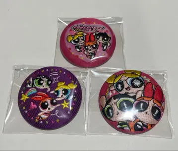 파워퍼프걸스 자수 캔뱃지 세트