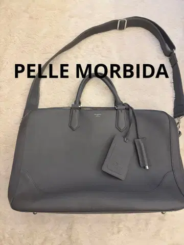 PELLE MORBIDA 그레이 비즈니스 백 2way