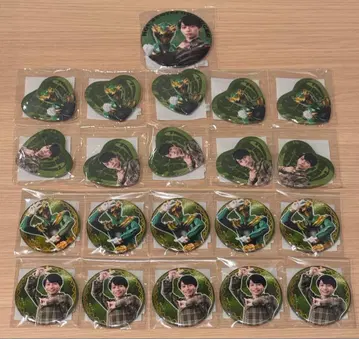 고쥬우쟈 TOS 복권 캔뱃지 ABC상 고쥬우 이글 & 모하라 킨지로 세트