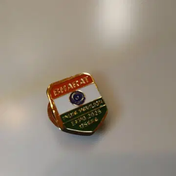 레어템 오사카 만국박람회 인도관 한정판 핀 배지