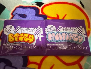 BE:FIRST 시크릿 모코모코 자수 스티커 MANATO BESTY