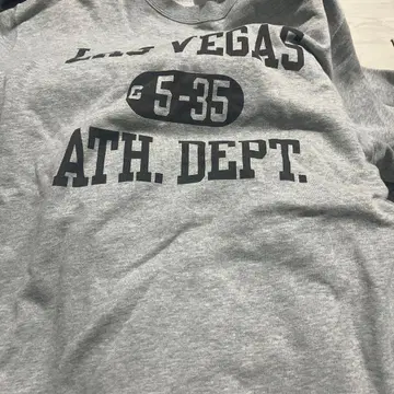 라스베가스 ATH. DEPT. 그레이 트레이닝복