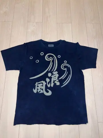 OKURA 네이비 나염 T셔츠 SEILIN & Co.