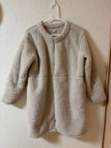 CREALY 베이지 플리스 자켓 L 사이즈