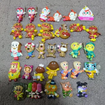 호빵맨 붙어요 32체 호빵맨 짤랑이 세균맨