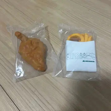 제일복권 모스버거 2 D상 서포트 피규어 2개