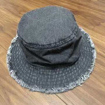 데님 프린지 버킷 햇