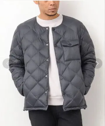 TAION 노리즈 별주 크루넥 다운 자켓 L