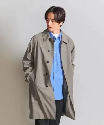 BEAUTY&YOUTH 와셔 발마칸 코트 M 베이지