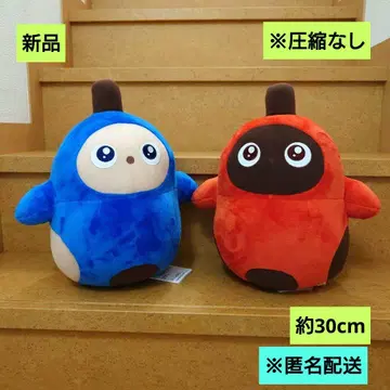 새상품 LOVOT 모후굿토 봉제 인형 오렌지 블루 2체 익명 배송