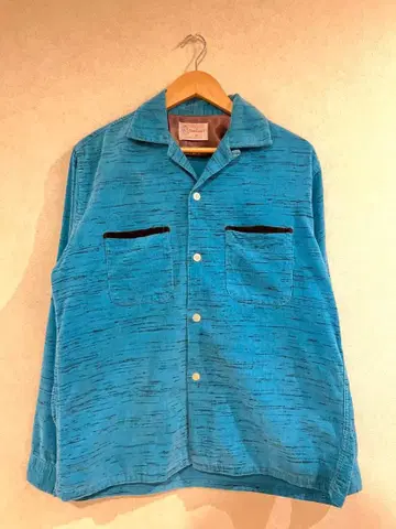 초레어 50s 코듀로이 블랙 캐스커트 셔츠