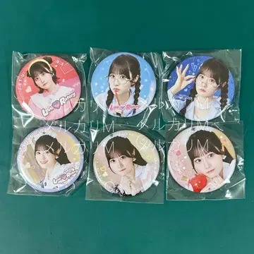 오구라 유이 복권 가챠가챠 캔뱃지 6개 세트