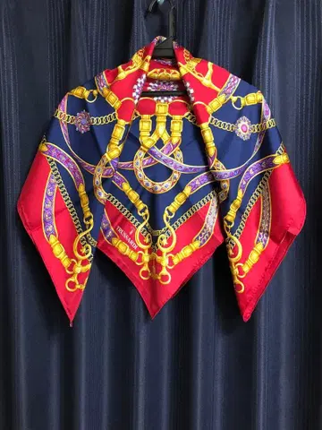 TRUSSARDI 대형 실크 스카프