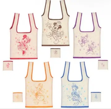 디즈니랜드 40주년 에코백 5종 컴플리트