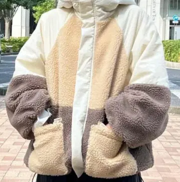 Niko and - 인기 스태프 프로듀스 배색 보아 자켓