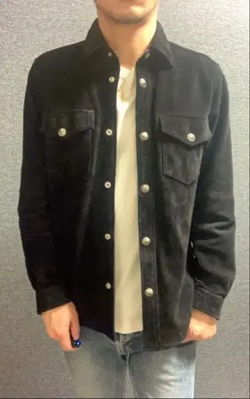 Ron Herman 론 헤르만 소가죽 스웨이드 가죽 셔츠 자켓