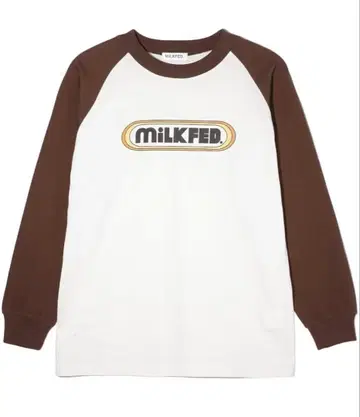 새상품 [밀크페도] TIERED OVAL LOGO B/B TEE