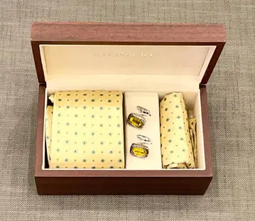 넥타이 커프스 치프 3종 세트