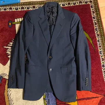 UNITED ARROWS 네이비 테일러드 자켓 2 버튼 이탈리아제