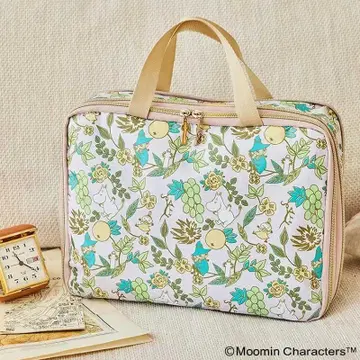 MOOMIN 닫기만 하면 슬림하게! 넉넉하게 들어가는 압축 수납 파우치