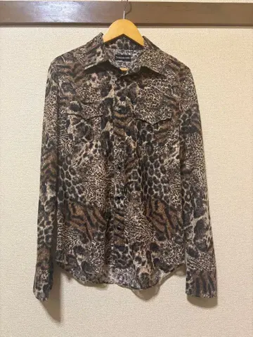 야스유키 이시이 레오파드 셔츠