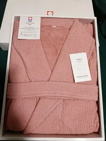 이마바리 타월 트란파란 스트라이프 목욕 가운 L 사이즈