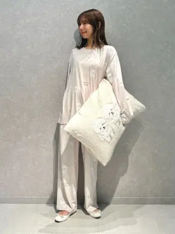 gelato pique 비숑 프리제 강아지 롱T x 팬츠 2종 세트