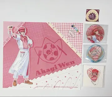 니지산지 크레이프 포장지 캔뱃지 아크릴 스탠드 스티커