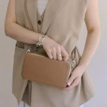 [ 새상품급 ] ear PAPILLONNER 소가죽 지갑 & 숄더백