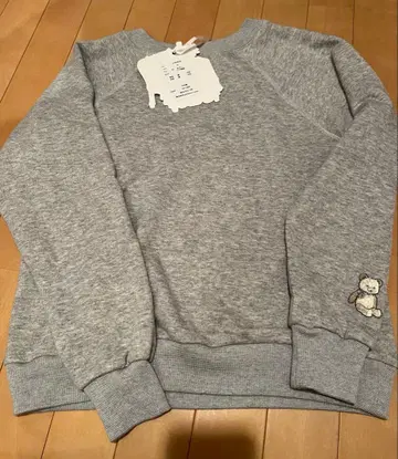 [ 기간 한정 ] yukiemon 참 맨투맨 풀오버 멜란지 그레이 새상품