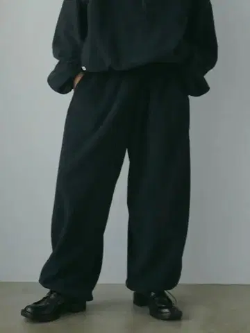 etretokyo 드로스트헴 에코 플리스 팬츠 NAVY S 사이즈