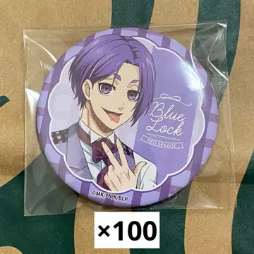 블루 록 벌룬 부케 캔뱃지 75mm 미카게 레오