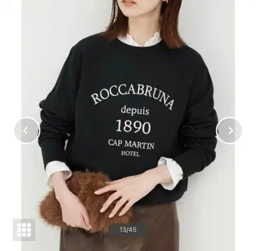 SLOBE IENA / 슬로브 이에나 ROCCABRUNA 로고 맨투맨