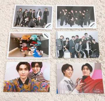 Snow Man 집합 공식 사진 (8장 세트)