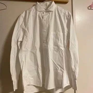 투모로우랜드 BLUE WORK 화이트 긴팔 셔츠