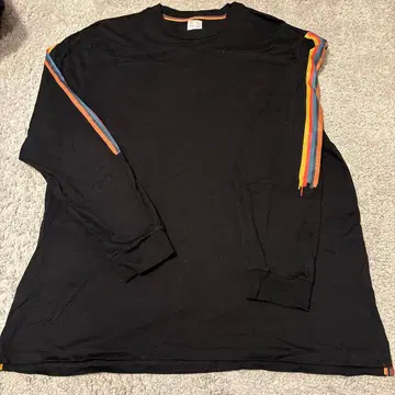 폴 스미스 블랙 긴팔 티셔츠 XX 라지